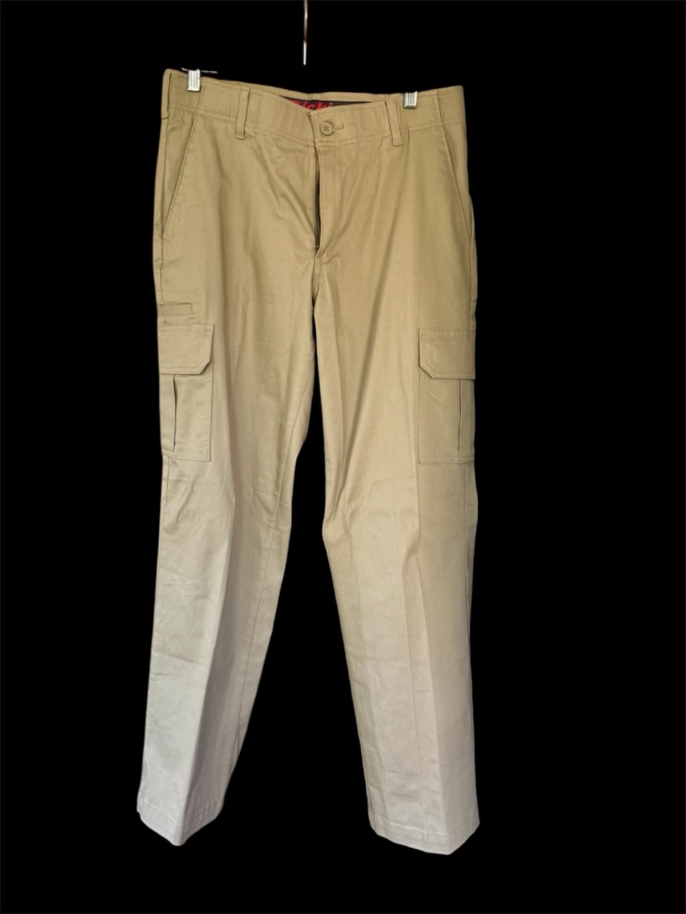 Dickies Men's Khaki Cargo Pants - FLEX Regular Fit 34Wx32L